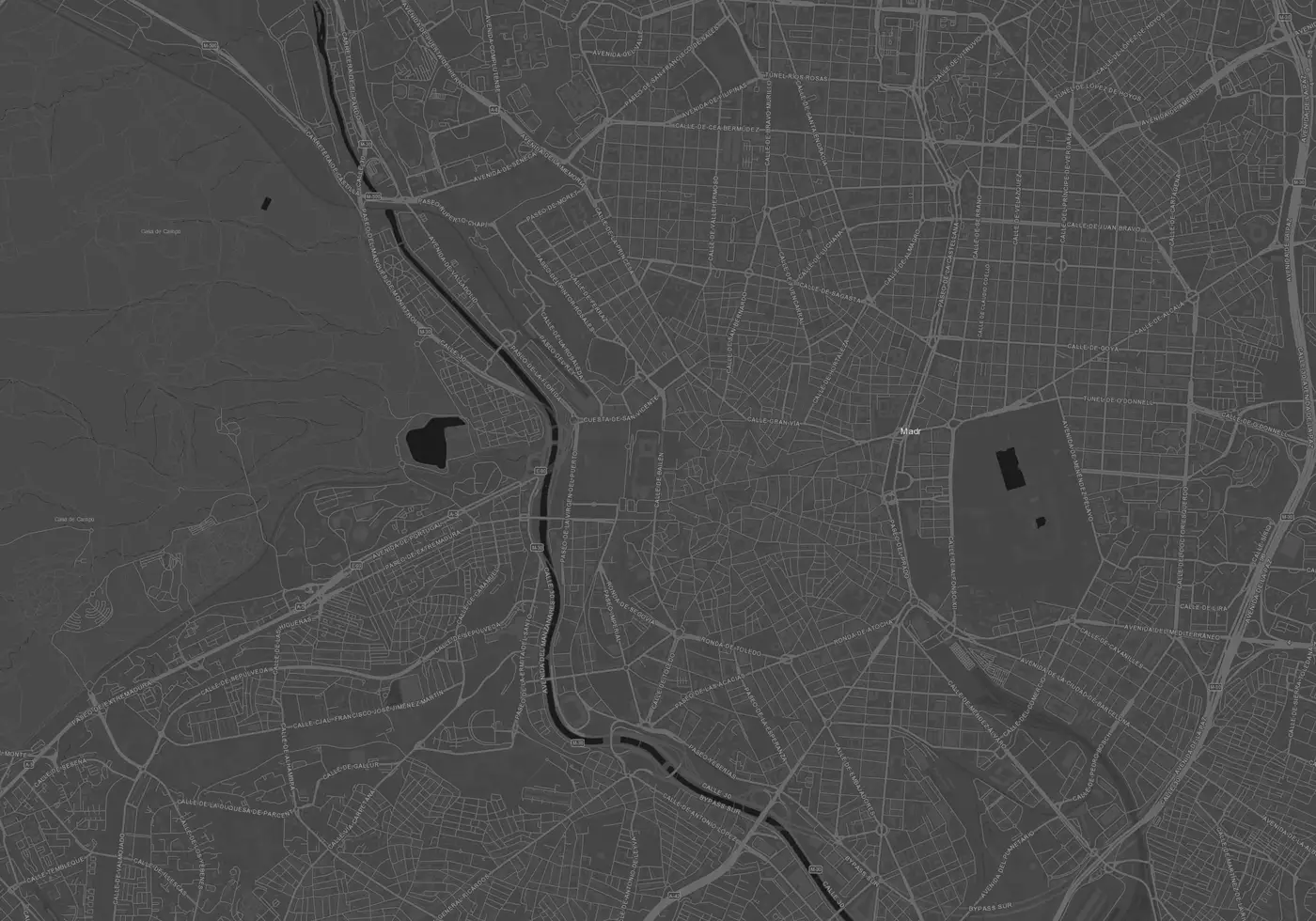Mapa de Madri